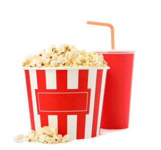 Menü 1 Popcorn & 2 Drinks