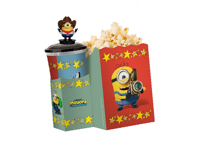 Minions Menü - Cowboy Minion (Topper)