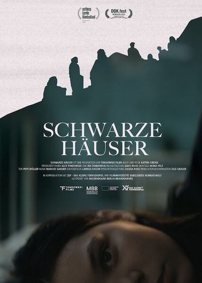 Schwarze Häuser