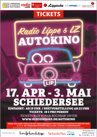 Radio Lippe und LZ Autokino am Schiedersee