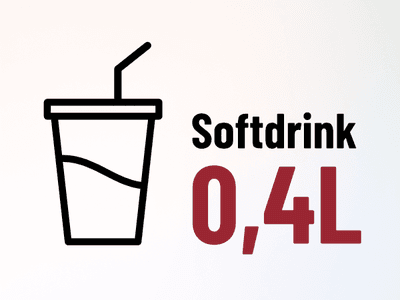 Softdrink Becher 0,4L