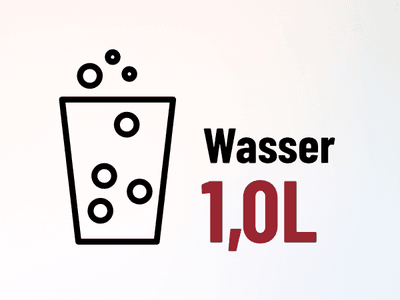 Tafelwasser med.1,0L 