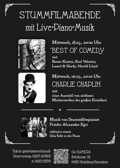 Stummfilmabend: Charlie Chaplin (Specials)